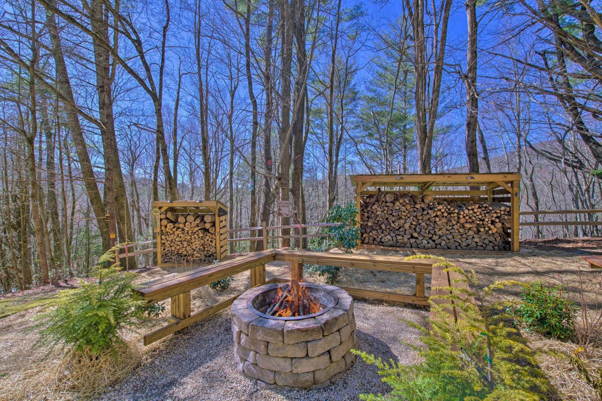 Heavenly Bearadise Cabin In Cashiers, Nc! Exteriör bild