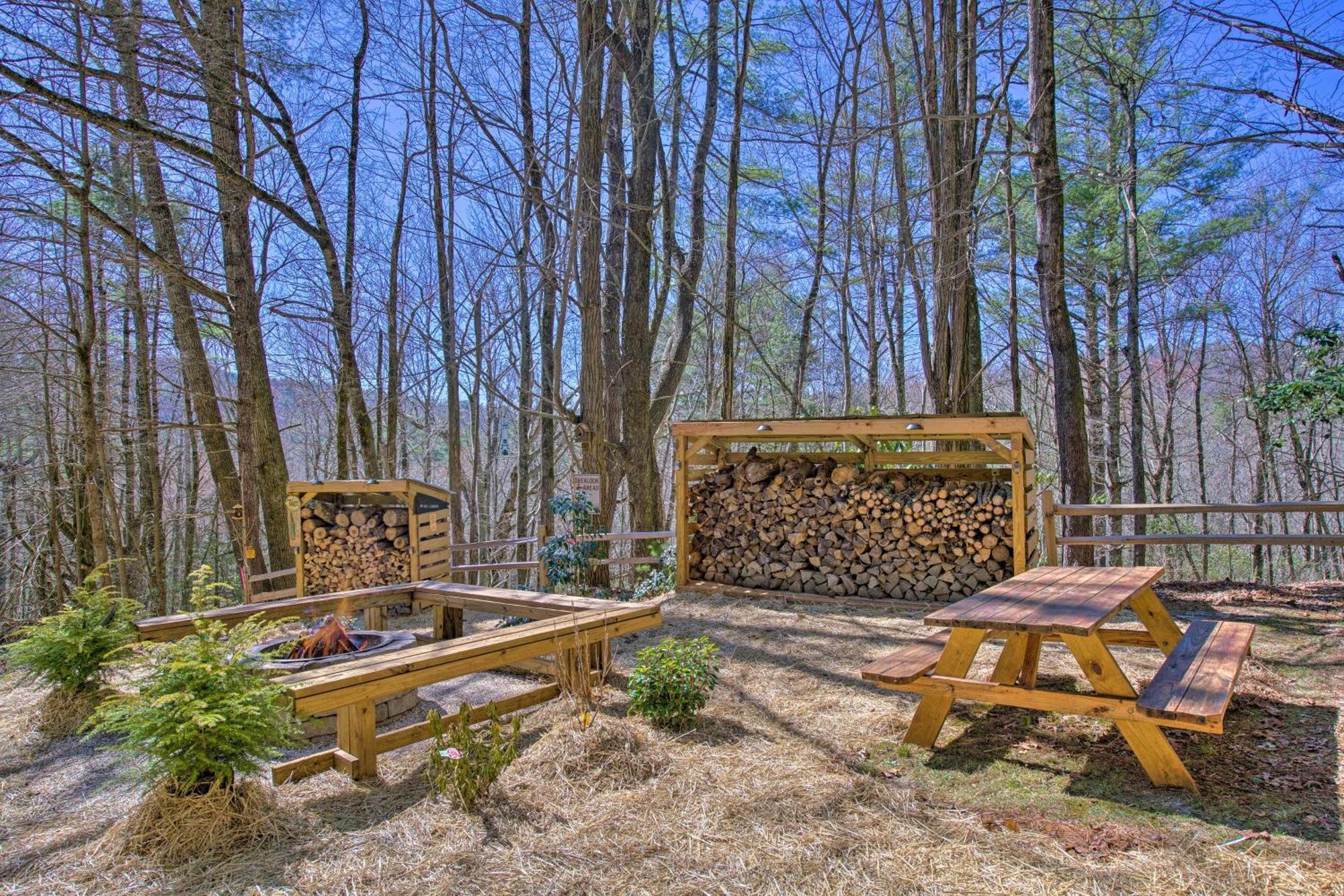 Heavenly Bearadise Cabin In Cashiers, Nc! Exteriör bild